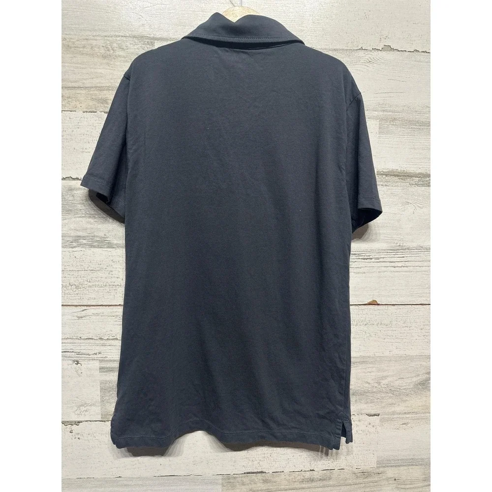 Crewcuts Polo Shirt Boys 12 Charcoal Grey Short Sleeve Cotton EUC